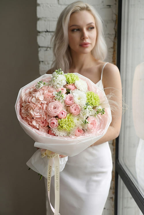 Букеты микс