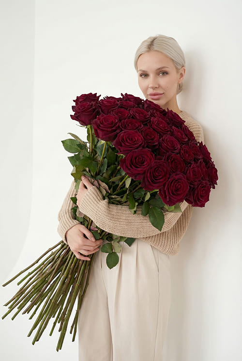 Высокие розы